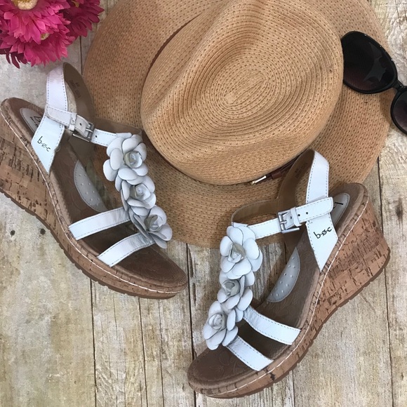 b.o.c. Shoes - B.O.C Leather Cork Heel Wedge
